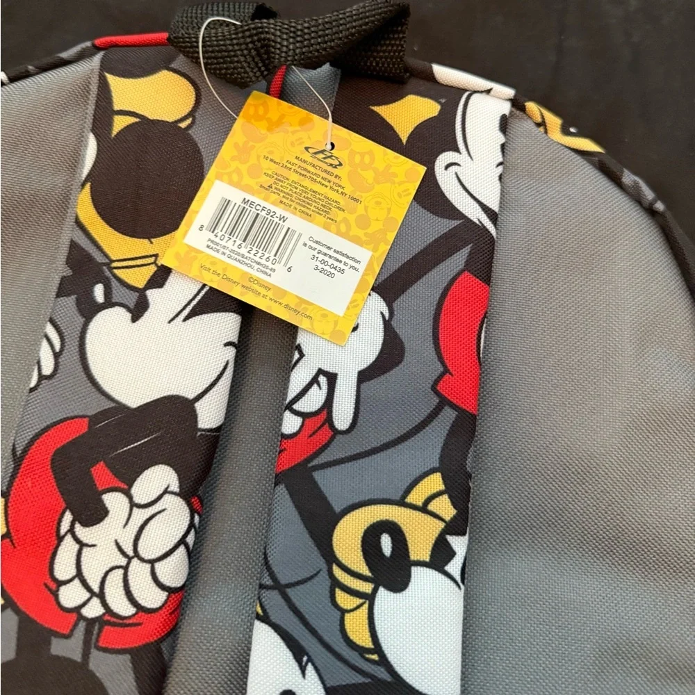 Mickey Mouse Patterned Backpack - Picture 8 of 14